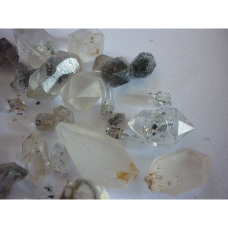 bio DIAMANTE QUARZO NERO origine himalaya minerale naturale pietra qualità A++ 